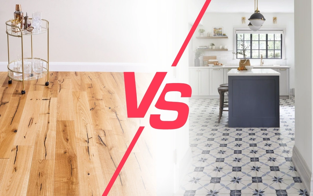 Ξύλινα πατώματα vs. Πλακάκι